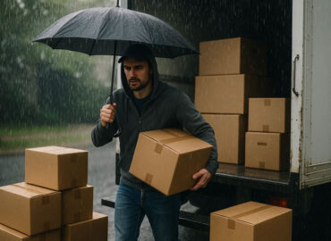 ¿Qué hacer si tu mudanza coincide con mal tiempo?