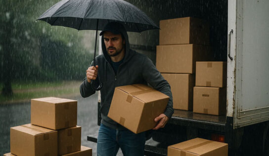 ¿Qué hacer si tu mudanza coincide con mal tiempo?